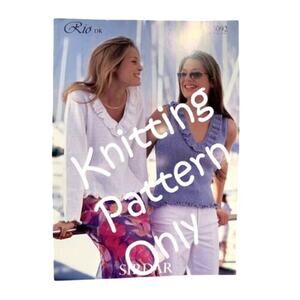 New Sirdar 5092 Rio DK Sweater and Top Double Knitting Pullover Sweater Pattern